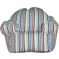 Beanbags Chair For Boys Blue Stripe Cotton Print Design Bean Bag Seat