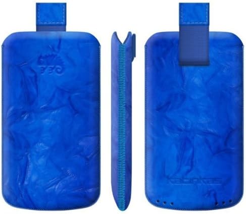 Katinkas Premium Leather Case for Nokia 5800 XpressMusic Washed - 1 Pack - Retail Packaging - Blue (402041)