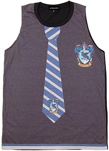 Punkpassion Women's Harry Potter Ravenclaw Uniform Muscle Tank Top T-Shirt Medium