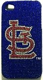 Glitz St Louis Cardinals Bling MLB for Apple iPhone 4 4S Faceplate Hard Protector Case Back Cover