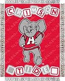 NCAA Alabama Crimson Tide Jacquard Woven Baby Throw