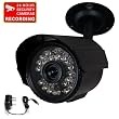 VideoSecu night vision bullet security camera 30 infrared LEDs build-in audio microphone for home dvr system free warning DeCal IR806BAK B42