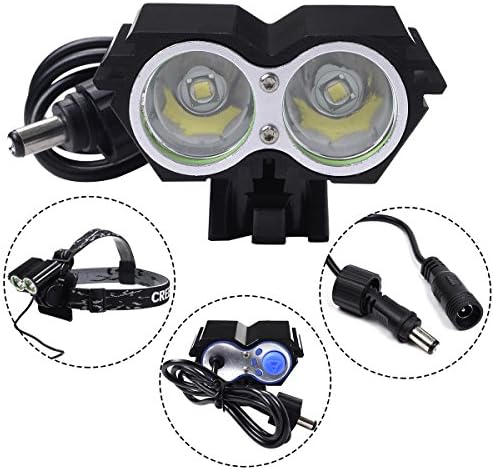 HPD 5000 Lumens 2 x CREE XM-L U2 LED Cycling Bike Bicycle Headlight Light HeadLamp