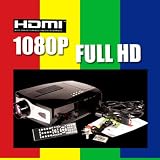 VVME 1080P Home Theater HDMI Projector WII PS3 DVD (Extra Bulb + HDMI Cable)