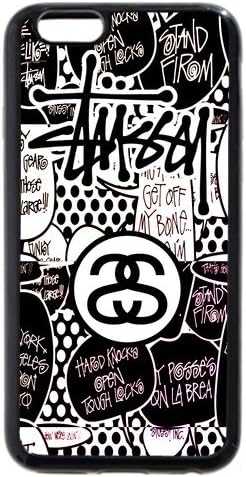The Customized TPU Unique Design Black Stussy iPhone 6 Plus 5.5 Cover