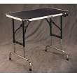 Champagne Grooming Table with ADJUSTABLE Legs - Black 36x24