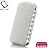 CAPDASE iPhone 3G & 3GS Capparel Protective Case: Forme, Silver / Black ハンドメイド レザーケース シルバー / ブラック CPIH3G-10S1の画像
