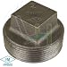 NUSET 1 1/2 Malleable Black Iron Square Head Plug (B291-40)