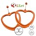 EGG RING (SET OF 2) Heart shaped Egg Accessories - Made of Non Stick Heat Resistant Silicone