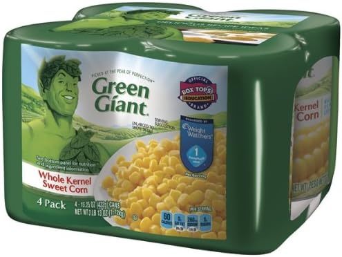 Green Giant Whole Kernel Sweet Corn, 61 Ounce (Pack of 6)