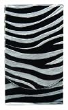 Boston International Silver Zebra Tissue Holder