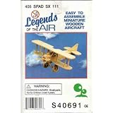 Legends of the Air 405 SPAD SX 111 Easy to assemble Miniature Wooden Aircraft (Hobby... by Legends of the Air