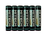 Hitech - 6 AAA Lithium 1100mAh Batteries for Mighty Bright XtraFlex2 Light