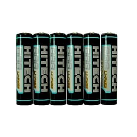 Hitech - 6 AAA Lithium 1100mAh Batteries for Mighty Bright XtraFlex2 Light