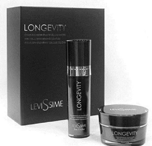 2 Pack Stem Cell Regenerating Kit Serum + Cream Peptide Vitamin C Hyaluronic Acid Yeast