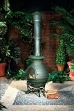 Chimenea Burner patio heater - Chiminea  Verdi Gris