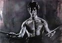 Bruce Lee (W/ Nunchuks) Movie Poster Print - 11" X 17"