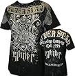 SILVER STAR ANDERSON SILVA UFC 97 BLACK T-SHIRT SIZE XXX-LARGE
