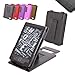 DURAGADGET Black Genuine Leather Case & Cover With Stand For Amazon's New Kindle, Wi-Fi, 6