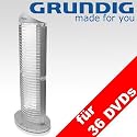 Grundig DVD Rack Ständer Regal für 36 DVDs
