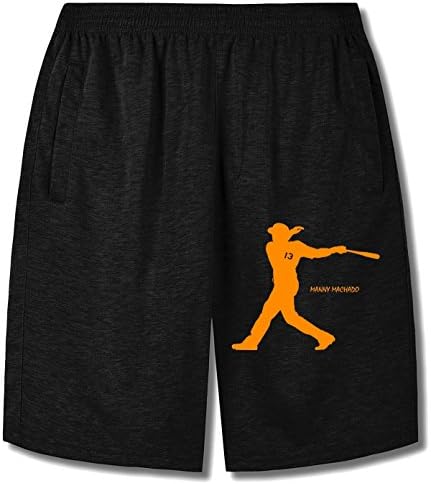 ORDADY Manny Machado yellow Funny short pants For mens black
