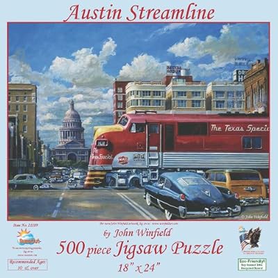 Austin Streamline 500pc Jigsaw Puzzle by John Winfield