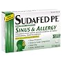 Sudafed PE Sinus & Allergy, Maximum Strength, 24-Count Tablets (Pack of 4)