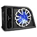AUNA aktiver 400W 25,4 cm Auto Subwoofer Bassbox LED-Licht
