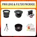 Panasonic Lumix DMC-FZ8 DMC-FZ7 Limited Edition Lens & Filter Set Includes Wide Angle Lens, Macro Lens, 3.6X Telephoto Lens, 3 Piece Filter + Mini Tripod, Lens Cleaning Kit + Tube Adapter + More