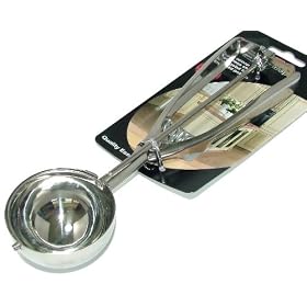 Super Scoop / Ice Cream Scoop, Stainless Steel & Spring Loaded
