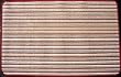 Huffco Washable Striped Throw Rug