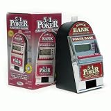 Video Poker Electronic Slot Machine Bank