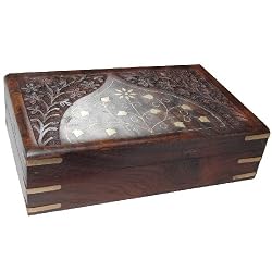 Gifts for Girls Wooden Antique Jewelry Box (wc466)