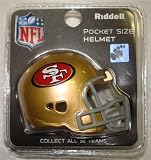 San Francisco 49ers Riddell Pocket Pro Football Helmet