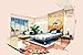 Ode-Rin Art Black Friday 2016 Hand Painted Abstract Oil Paintings Colorful Landmarked Tall Buildings 4 Panels Wood Framed Inside For Living Room Art Work Home Decoration