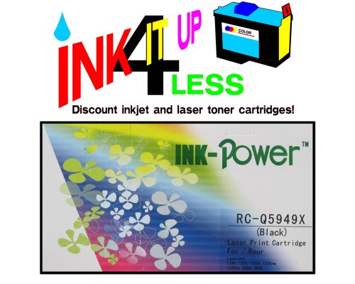 non OEM HP 49X (Q5949X) Compatible laser toner cartridge fits HP All-in-One Printers LaserJet 3390,