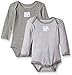 Burt's Bees Baby Unisex Baby 2 Pack Essentials L/S Bodysuits (Baby)-Heather