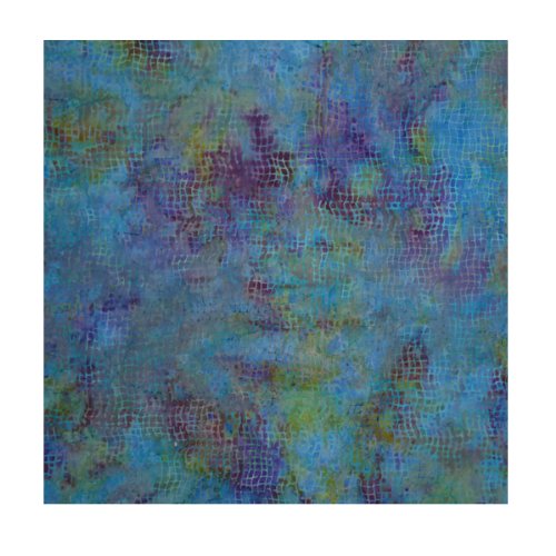 Blue & Purple Mesh Batik Handkerchief