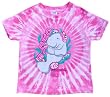 Pink Tie Dye Manatee Toddler Tee