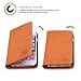 SHIELDON Slim Fit Leather Flip Wallet Case with Kickstand, Card Slots, Bill Compartment, Magnetic Closure for iPhone 6s / iPhone 6 4.7 Inch - Brown