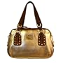 Michael Kors Big Valley Med Satchel Bronze Handbag