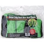 Deluxe Long Neck Neon Golf Head Covers, GREEN/BLACK: Set of 3