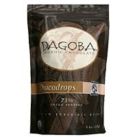 Dagoba Chocolate Drops, 8-Ounce (Pack of 9)