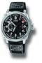 Oris Men's 4154LS BC4 Black Dial Leather Strap Watch