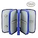 Miraclekoo 72 Slots Pencil Case Pencil Holder Large Capacity Multi-layer Pencil Bag (BLUE)