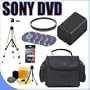BigVALUEInc Accessory Saver FH70 Compatible Replacement Battery UV Bundle for Sony 37mm Handycam DVD Camcorders + More!