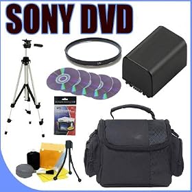 BigVALUEInc Accessory Saver Bundle for Sony Handycam DVD Camcorders DCRDVD108 DCRDVD300... by 