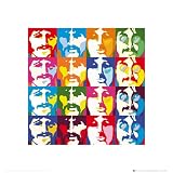 GB Eye Ltd, The Beatles, Sea of Colours, Print, 40 x 40 cm
