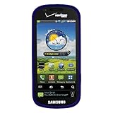 Amzer Silicone Skin Jelly Case for Samsung Continuum SCH-I400 - Blue