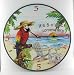 Macaw Parrot Wall Clock Tropical Theme Design
